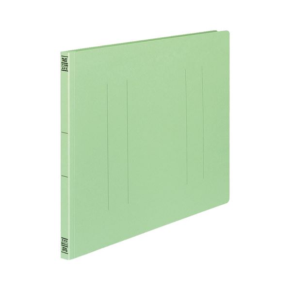 (まとめ) コクヨ フラットファイルV(樹脂製とじ具) A3ヨコ 150枚収容 背幅18mm 緑 フ-V48G 1パック(10冊) 【×3セット】 送料無料の通販は