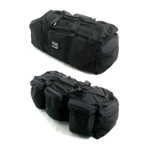 U. S.軍 3WAY シーサック バッグ ブラック アメリカ軍 水にも強い 防水加工布使用 ミリタリーバッグ ミリタリーグッズ 軍モノ 黒