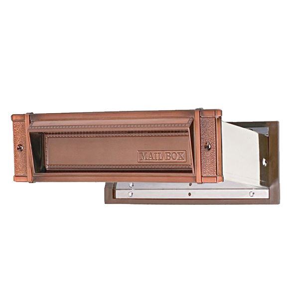 メイルシュート No.18 大壁 GB【0001-05002】 スタイリッシュな埋め込み専用ポスト郵便箱 おしゃれなデザインと便利な口金付き メールボックス メイルシュート No.18 大壁 GB【0001-05002】 送料無料の通販は