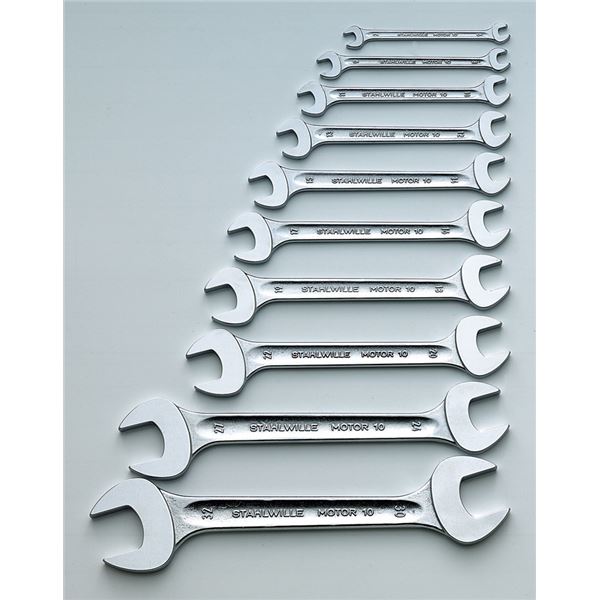 STAHLWILLE（スタビレー） 10／10 両口スパナセット （96400307） STAHLWILLEの登場 頼れる相棒、高品質な素材と確かな技術で作られたセット 仕事効率化と信頼性向上を実現 プロフェッショナルに欠かせないパートナー 送料無料の通販は
