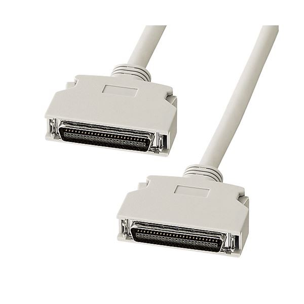 SCSIケーブル 配線 KB-SHH1K 高速データ転送を実現する50ピンSCSI機器接続ケーブル 信頼のサンワサプライが提供する、セントロニクスハーフ50pinのSCSI機器同士を繋ぐ最適なケーブル KB-SHH1K 送料無料