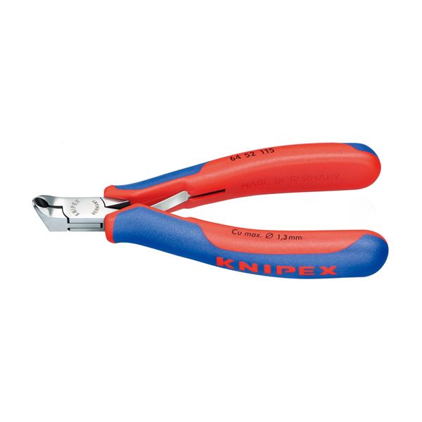 KNIPEX（クニペックス）6452-115 エレクトロニクスエンドカッティングニッパー 究極の精密作業における切断の達人、エレクトロニクスエンドカッティングニッパー6452-115 送料無料の通販は