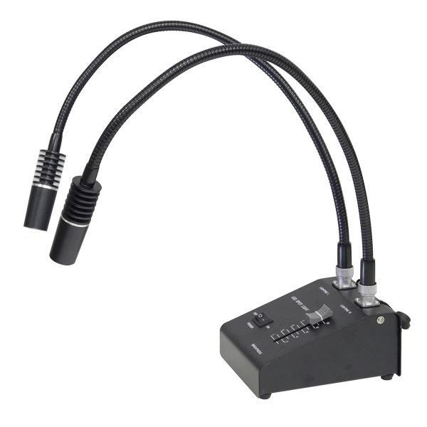 アームスシステム LED-W60 顕微鏡用高輝度ダブルアームLEDライト 照明 装置 自在な光源配置で驚くほど明るい 顕微鏡観察を革新するダブルアームLED照明装置 送料無料の通販は