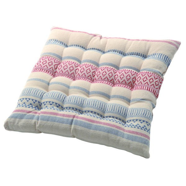 シートクッション 椅子 (イス チェア) クッション 約40×40cm 2枚組 レッド インド綿使用 テラ リビング ダイニング インテリア雑貨 赤 送料無料の通販は 4,755円