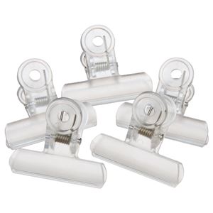 (まとめ) ミツヤ クリアクリップ アクア 中 口幅50mm 透明 PC パソコン C-5P-TM 1箱(5個) 【×10セット】 送料無料の通販は 6,021円
