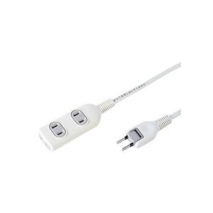 (まとめ) タップ 2P・3個口 2.0m TAP-3W2N 1セット(5個) 【×2セット】 便利な電源切替タップ 2P・3個口で2.0mの長さ 一度に5個セットでお得 さらに×2セットでさらなるお得感 送料無料の通販は