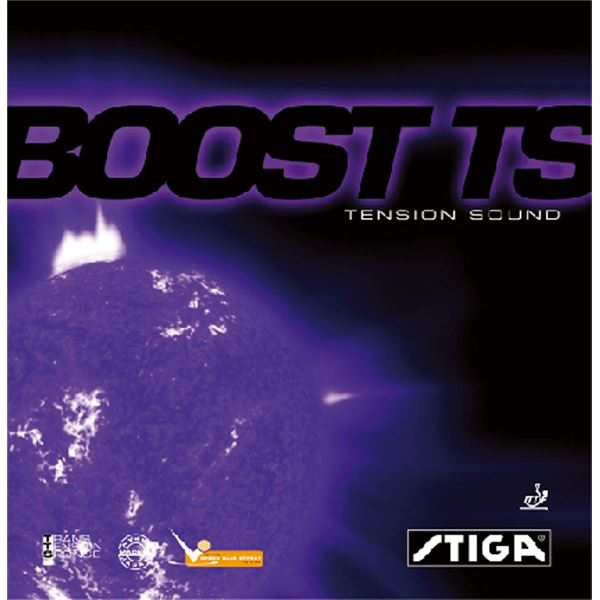 STIGA（スティガ） テンション系裏ソフトラバー BOOST TS（ブースト TS） レッド 厚 赤 送料無料の通販は