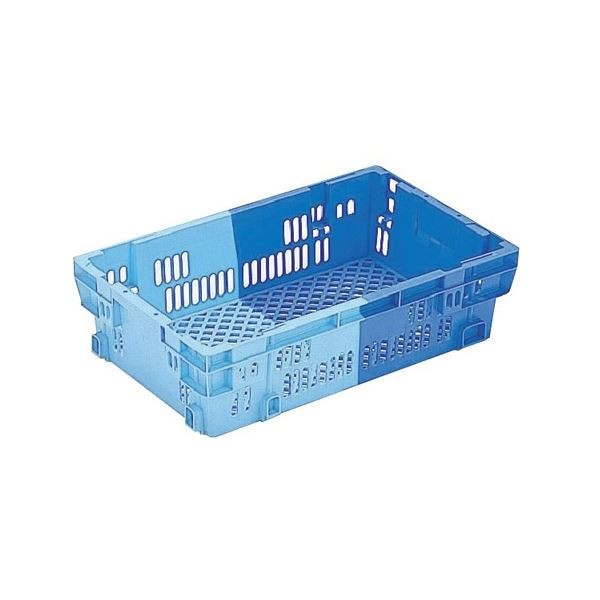 【10個セット】 業務用コンテナボックス/食品用コンテナー 【NF-M24】 ダークブルー/ブルー 材質：PP 青 送料無料の通販は 23,293円