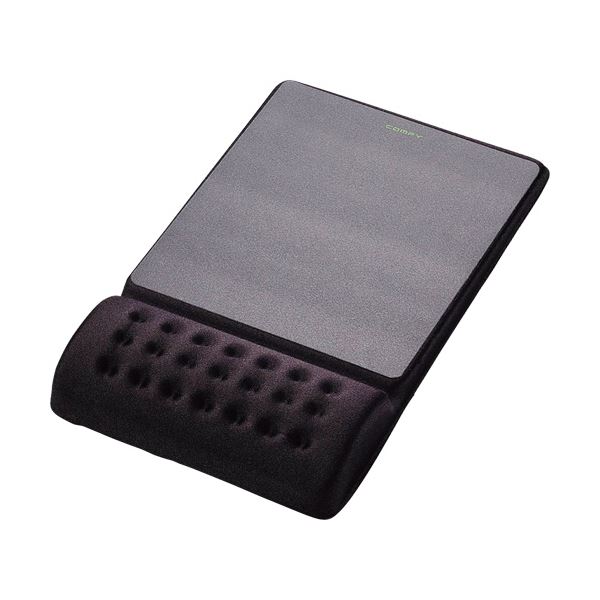 まとめ) COMFY マウスパッド ブラック MP-096BK 1枚 【×10セット
