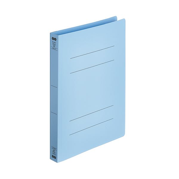 (まとめ) TANOSEEフラットファイル厚とじ(PP) A4タテ 250枚収容 背幅28mm ブルー 1パック(5冊) 【×30セット】 青 送料無料の通販は