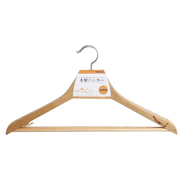 【40本セット】トップスハンガー ボトムウッドハンガー エディーバウアー 40本セット】トップスハンガー ボトムウッドハンガー エディー