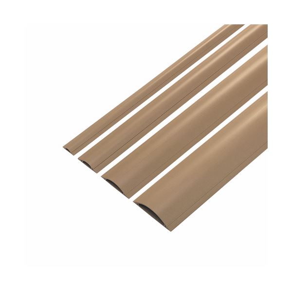 （まとめ） ケーブル 配線 カバー幅50mm×長さ1m ライトブラウン CA-R50LBR 1本【×5セット】 茶 安全を守り、ケーブルを美しく彩る ケーブルプロテクター50mm×1m ライトブラウン【5本セット】 茶 送料無料の通販は 9,945円