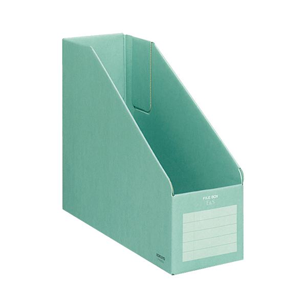 (まとめ) コクヨ ファイルボックスE&SA4フリー型 背幅102mm 緑 フ-E455G 1冊 【×50セット】