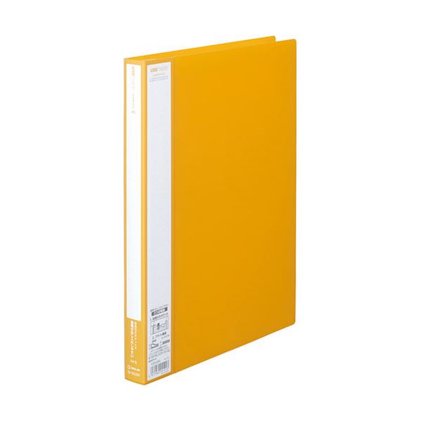 (まとめ) キングジム ユーズナブルクリアーファイル A4タテ 40ポケット 背幅24mm 黄 133USWキイ 1冊 【×30セット】 送料無料の通販は 21,130円
