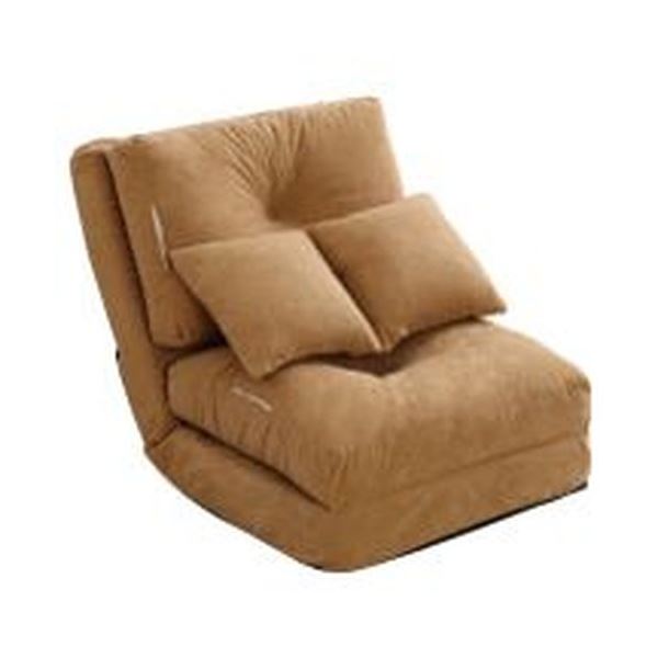 ソファベッド 3WAY ソファーベッド 【幅60cm ベージュ】 日本製 国産 パイプフレーム ウレタン クッション2個付き 完成品 〔リビング ダイニング〕 送料無料の通販は