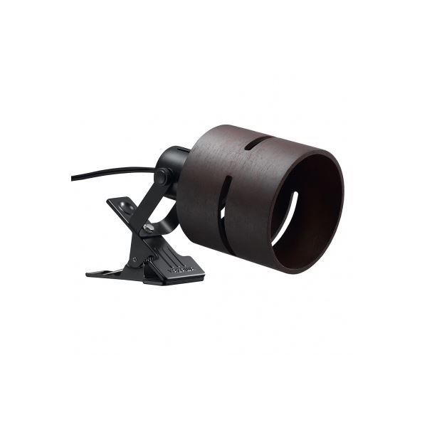 【5個セット】 YAZAWA ウッドセードクリップライト ダークウッド CLX60X01DWX5 多様な用途に適した、5個セットのダークウッド製クリップライト 自由自在に使える、使い勝手抜群のウッドセードライト 送料無料