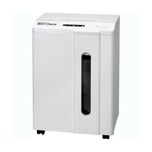 明光商会 MSシュレッダー A4マイクロカット MSR-17MCM 1台 収納力抜群のキャビネット型シュレッダー A4サイズをマイクロカットで確実に破壊するMSR-17MCMが、大容量であなたの情報を徹底的に守ります 送料無料