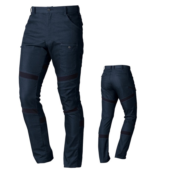 鳳皇 V9544 カーゴパンツ（ストレッチ） インディゴ L（85cm） 3着セット 送料無料の通販は