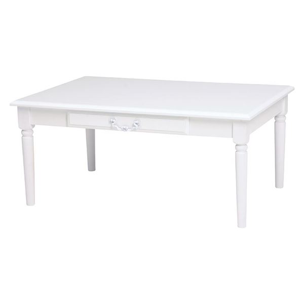 ●⊥クロシオ 【92168】(4954877921684) ホワイト コモ テーブル 完成品