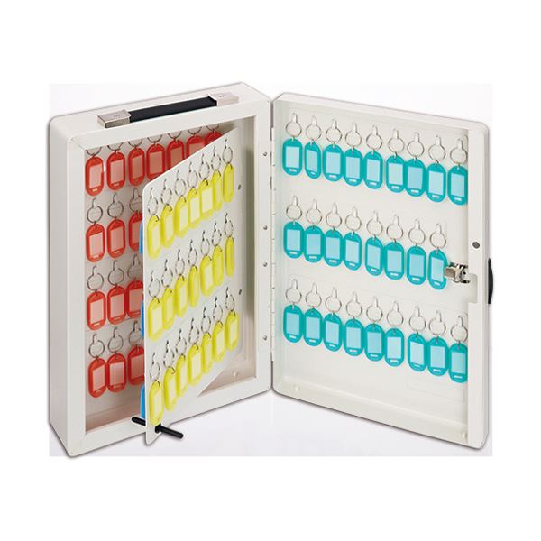 (まとめ）キーボックス 100個吊【×3セット】 便利な収納ソリューション 100個収納可能な壁掛けキーボックスセット×3でお得 送料無料の通販は 38,563円