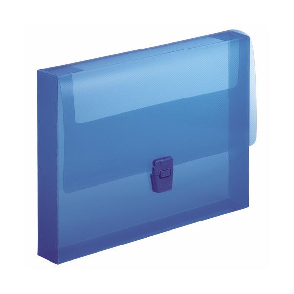 （まとめ）ライオン事務器 ハンドファイル A4背幅40mm ブルー CS-860 1冊 〔×10セット〕