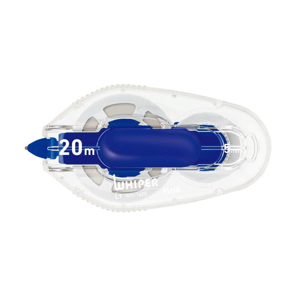 (まとめ) プラス 修正テープ ホワイパーLT5mm幅×20m ブルー WH-1405 1セット（10個） 【×5セット】 青