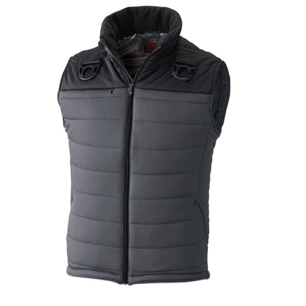 村上被服 ハーネス対応防寒ベスト 8299 グレー サイズ：LL 極寒にも負けない 最高の防寒ベスト ハーネス対応で安心 グレーの大きなサイズで快適 村上被服が贈る8299 送料無料の通販は 6,793円