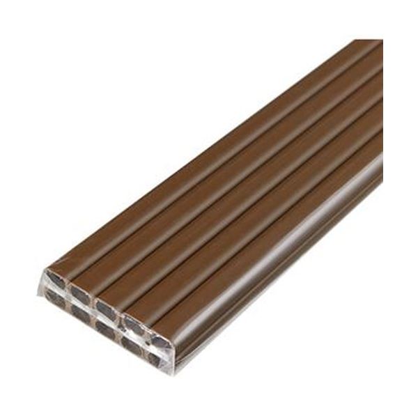 （まとめ） テープ付ABSモール 1号1m ブラウン M-T1110P（BR）1パック（10本）【×5セット】 茶 送料無料の通販は