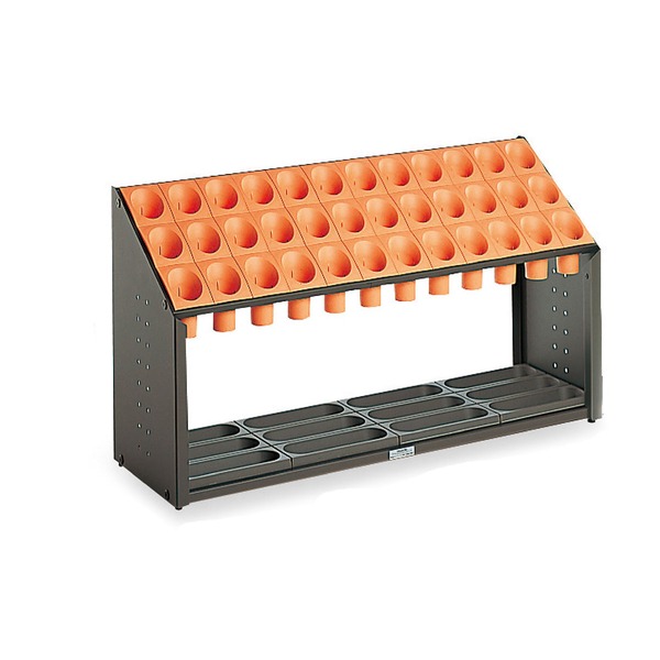 傘立て B36 36本立 幅972mm オレンジ 金属 スチール 樹脂製脚付 アンブレラスタンド テラモト オブリークアーバン 玄関 整理 収納 家具 送料無料の通販は傘立て