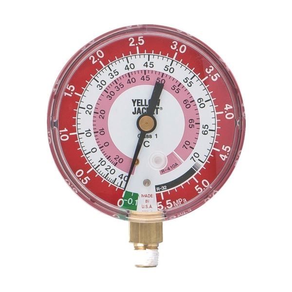 アサダ R410A/R32 高圧連成計 Y49147 1個 正確な指針を実現する、針のぶれを防ぐ機構を備えたR410A/R32高圧連成計 信頼性と精度を追求し、あなたの作業をサポートします 送料無料の通販は 10,235円