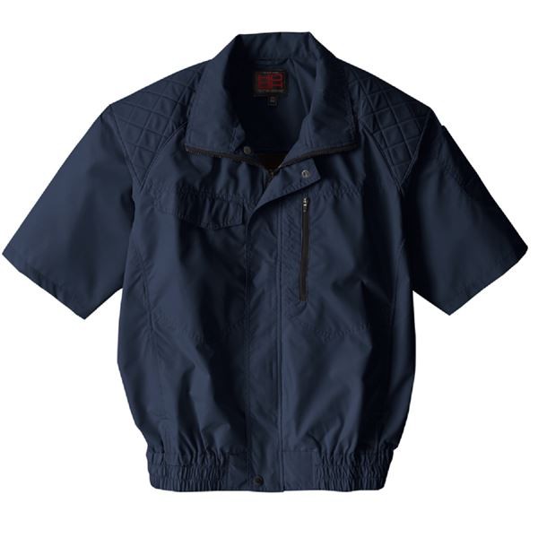鳳皇 V5577 フルハーネス対応冷感半袖ブルゾン ネイビー 服のみ サイズL 極上の快適さを纏う、冷感半袖ブルゾン フルハーネス対応で安心感も◎ ネイビーカラーが大人のスタイルを演出 サイズLでぴったりフィット 熱中症対策にも最適な一着 送料無料の通販は