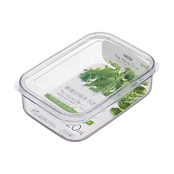 〔まとめ〕 フードストッカー 保存容器 約幅12.5cm M 920ml ナチュラル 60個セット 食洗機可 マイクロクリア フードケース 送料無料