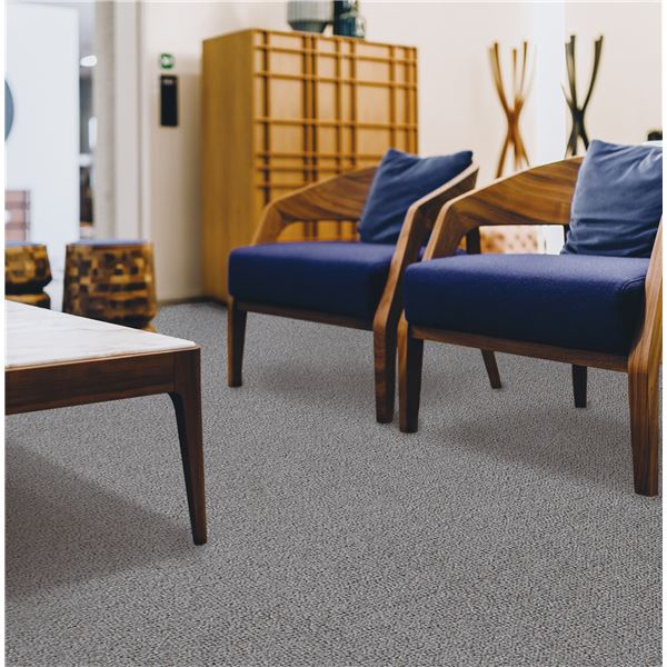 防炎 カーペット/絨毯 【江戸間3畳 ダークグレー】 ホットカーペット・ロボット掃除機対応 日本製 国産 『デイル』 プレーベル 送料無料の通販は