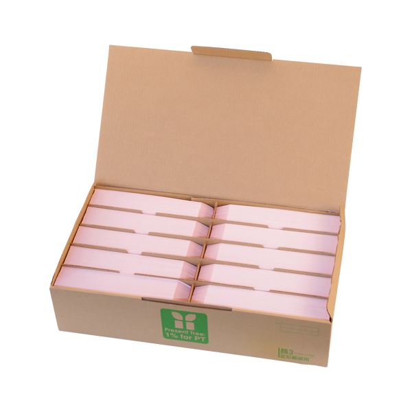 カラー上質封筒 90g 長3 枠付 桜 1000枚入 02260 送料無料の通販は