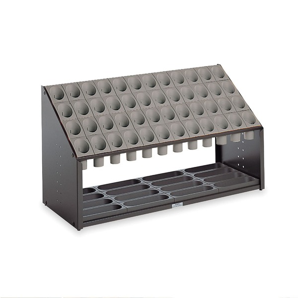 傘立て B48 48本立 幅972mm グレー 金属 スチール 樹脂製脚付 アンブレラスタンド テラモト オブリークアーバン 玄関 整理 収納 家具 送料無料の通販は