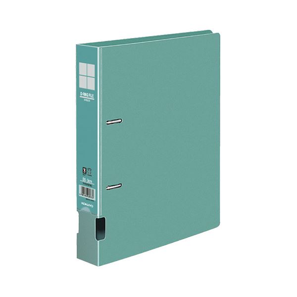 (まとめ) コクヨ DリングファイルS型再生PP表紙 B5タテ 2穴 300枚収容 背幅45mm 緑 フ-FD431NG 1冊 【×30セット】 送料無料の通販は
