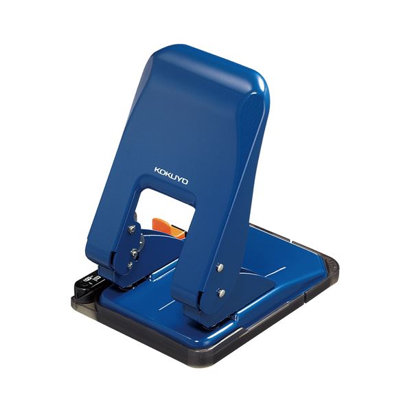 (まとめ) コクヨ 2穴パンチ ラクアケ 52枚穿孔 中型 PN-G52B 1台 【×10セット】