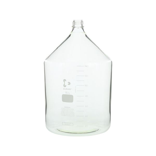 ねじ口びん（メジュームびん） びんのみ 15L 【017200-150005】 容量たっぷり 大容量びん（ミディアムサイズ）びんのみ 15リットル 使い勝手抜群のびんで、さまざまな用途に活躍 送料無料の通販は