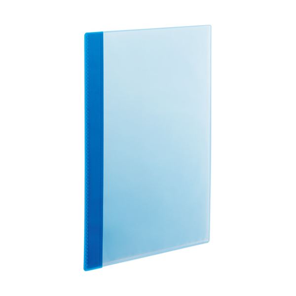(まとめ) TANOSEE薄型クリアブック(角まる) A4タテ 10ポケット ブルー 1パック(5冊) 【×30セット】 青 送料無料の通販は 20,848円