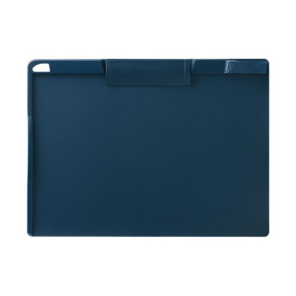 (まとめ) ソニック マグネット付クリップボード 抗菌 清潔 タイプ A4ヨコ ネイビー CB-5269-K 1枚 【×10セット】 送料無料の通販は