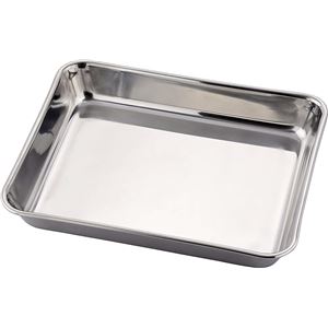 〔10個セット〕 角バット ステンレスバット 21枚取 幅20×奥行24.6×高さ3.5cm 味道 キッチン 台所 送料無料の通販は