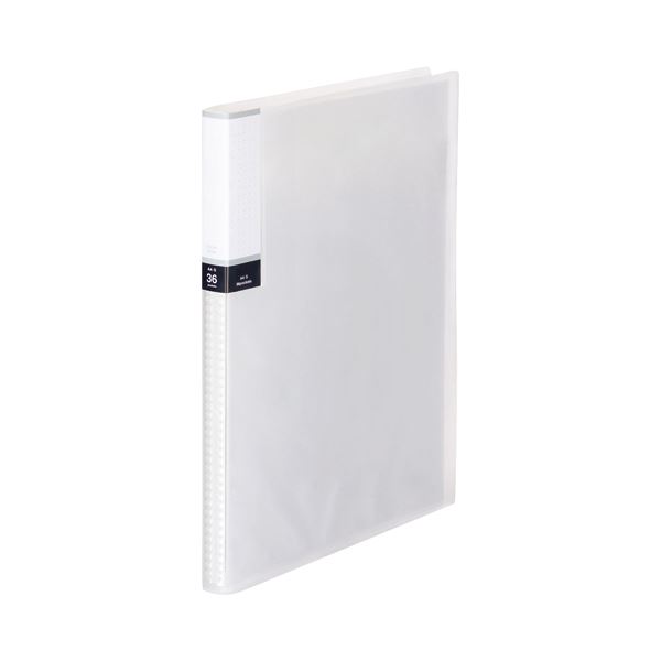 (まとめ) TANOSEE クリアブック（透明表紙） A4タテ 36ポケット 背幅20mm クリア 1冊 【×30セット】 送料無料の通販は