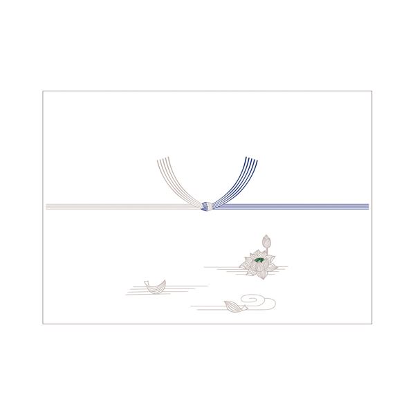 （まとめ）タカ印 のし紙 銀蓮 京 B4判 100枚 2-274（×10セット） 美しき銀蓮の舞台で、心躍る贈り物を B4判100枚のし紙、まとめて10セット 送料無料