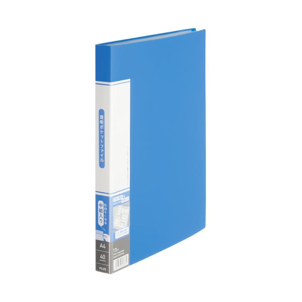 （まとめ） 透明ポケットF FC-940TPF 40P 不透明ブルー （×10セット） 青 透明なポケットで整理整頓 不透明ブルーでスタイリッシュに 青 送料無料の通販は 7,336円