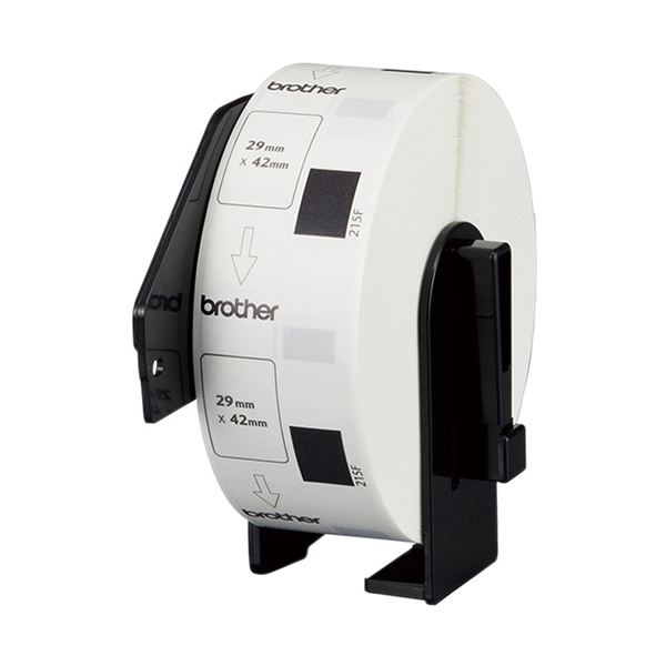 （まとめ）ブラザー DKプレカットラベル食品表示用/検体ラベル 29×42mm 白/黒文字 DK-1215 1個(700枚)【×3セット】 送料無料