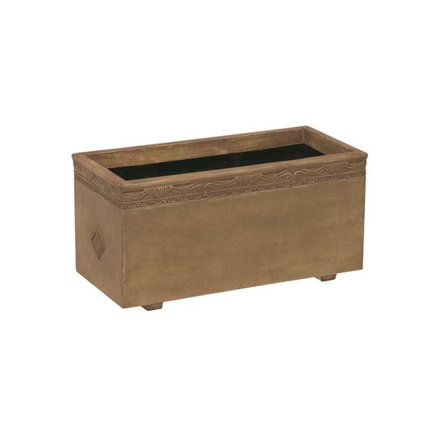 大和プラスチック ファイバーグラスシリーズ ブロンズプランター BPL-100型 ブロンズ （底穴なし） 送料無料の通販は 56,977円