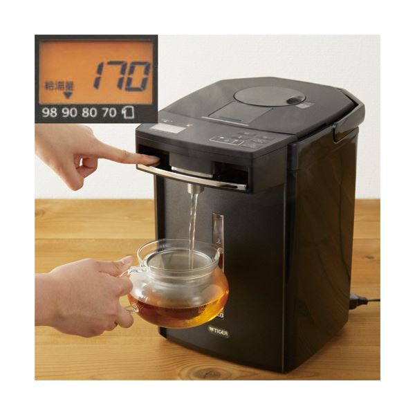 タイガー魔法瓶 蒸気レスVE電気まほうびん 2.2L ブラック PIM-G220K 1台 黒 送料無料