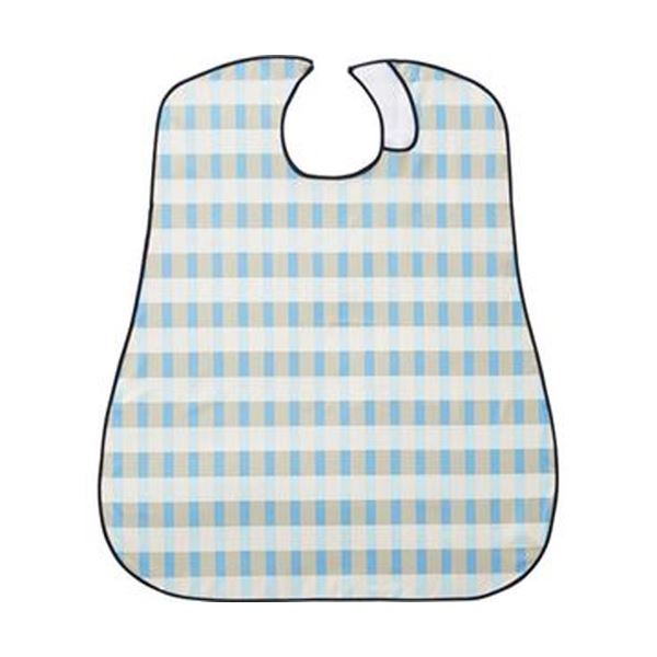 （まとめ）竹虎 ソフラピレンエプロンボーダーチェック ブルー 1枚【×20セット】 青 送料無料の通販は