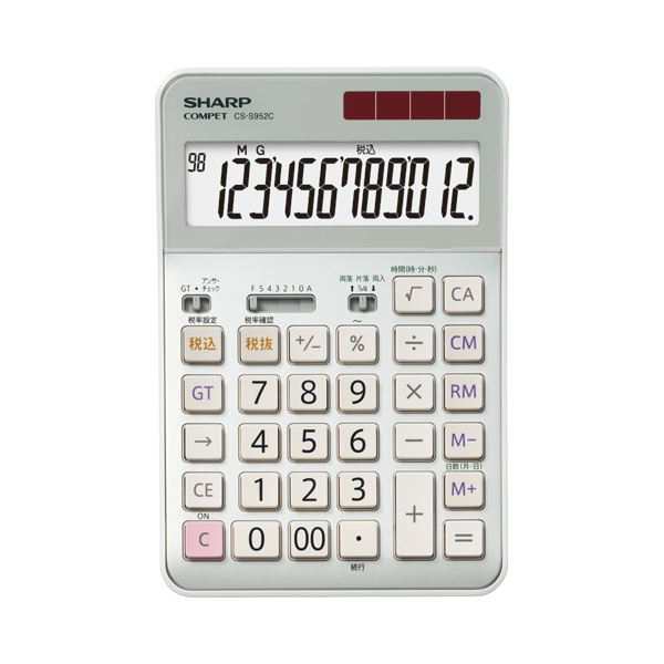 カシオ計算機 CASIO スタイリッシュ電卓 ジャストタイプ12桁 カシオ計算機 CASIO スタイリッシュ電卓 ジャストタイプ12桁