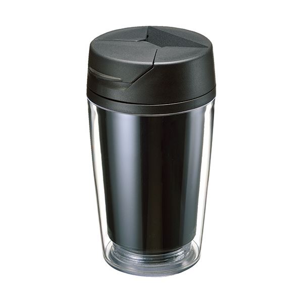 トレードワークス カスタムデザインタンブラーFC 250ml マットブラック TS-1146-009 1箱(60個) 黒 送料無料の通販は